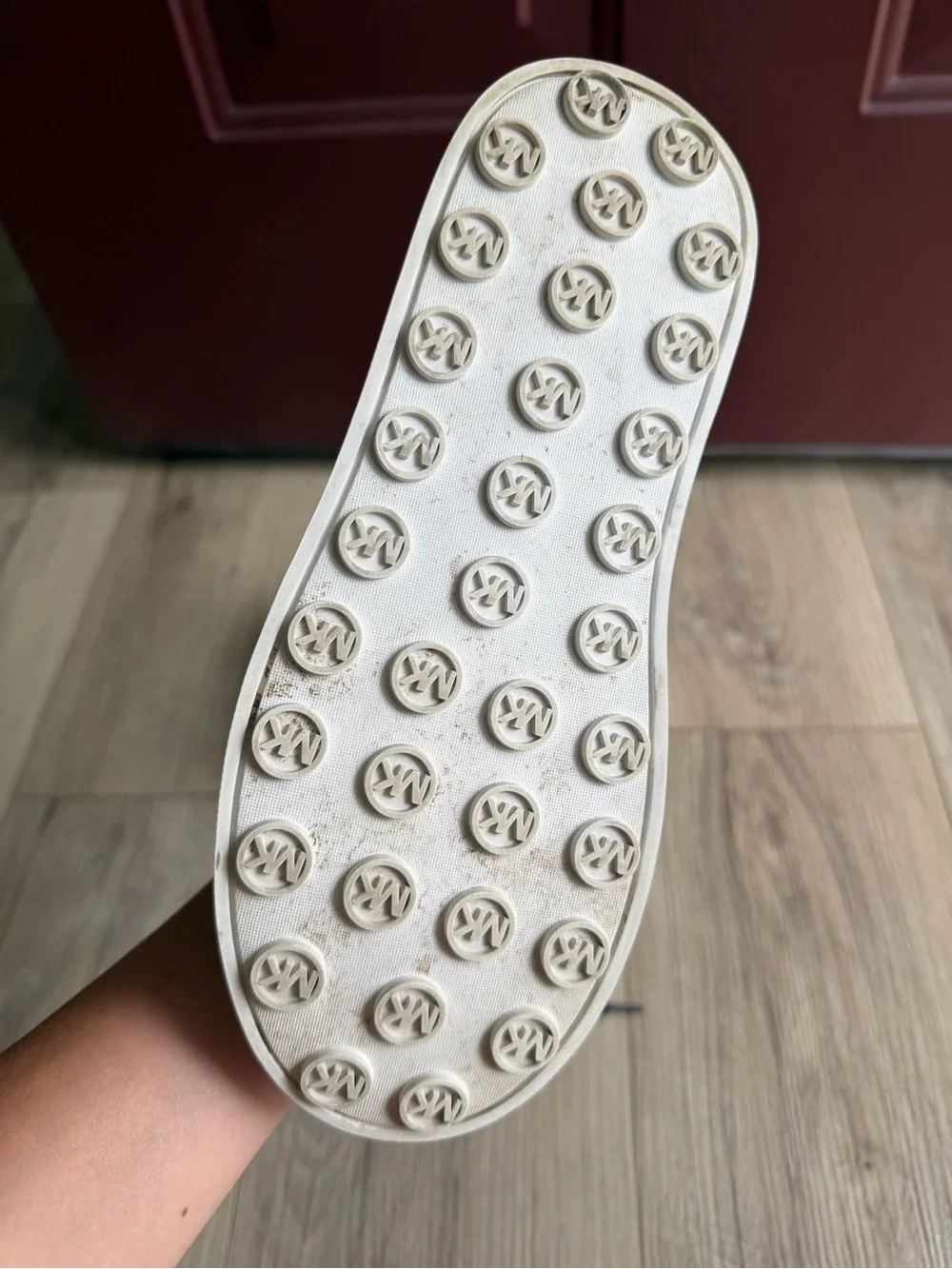 Michael Kors Gray Platform Logo-Print Sneakers
